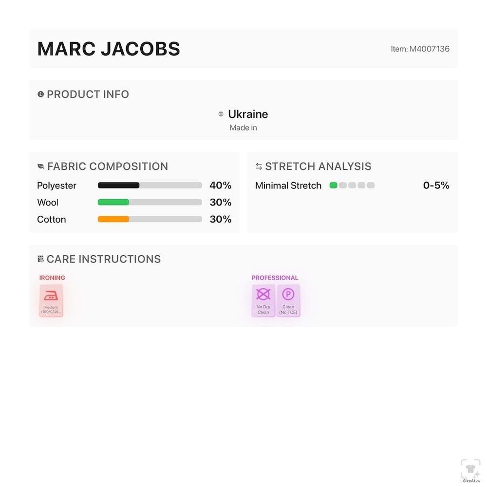 Marc Jacobs Dress Pants Womens Size M Black High Rise Straight Leg Pom - Picture 8 of 8